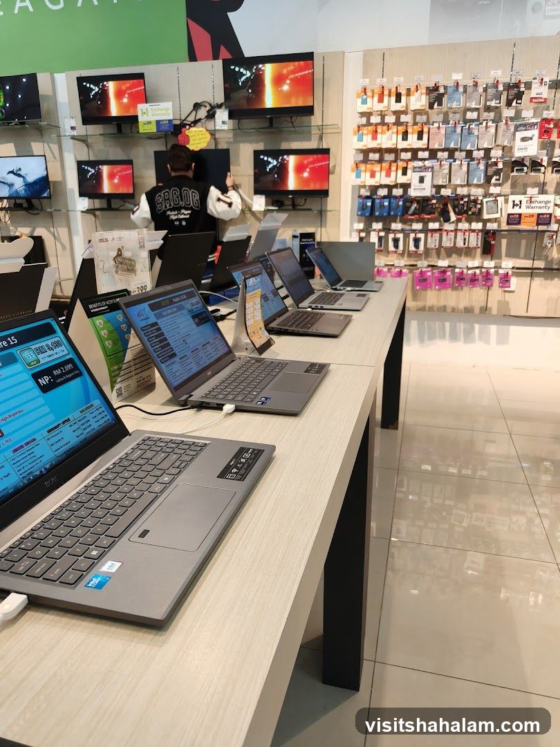 Electronics Store Display