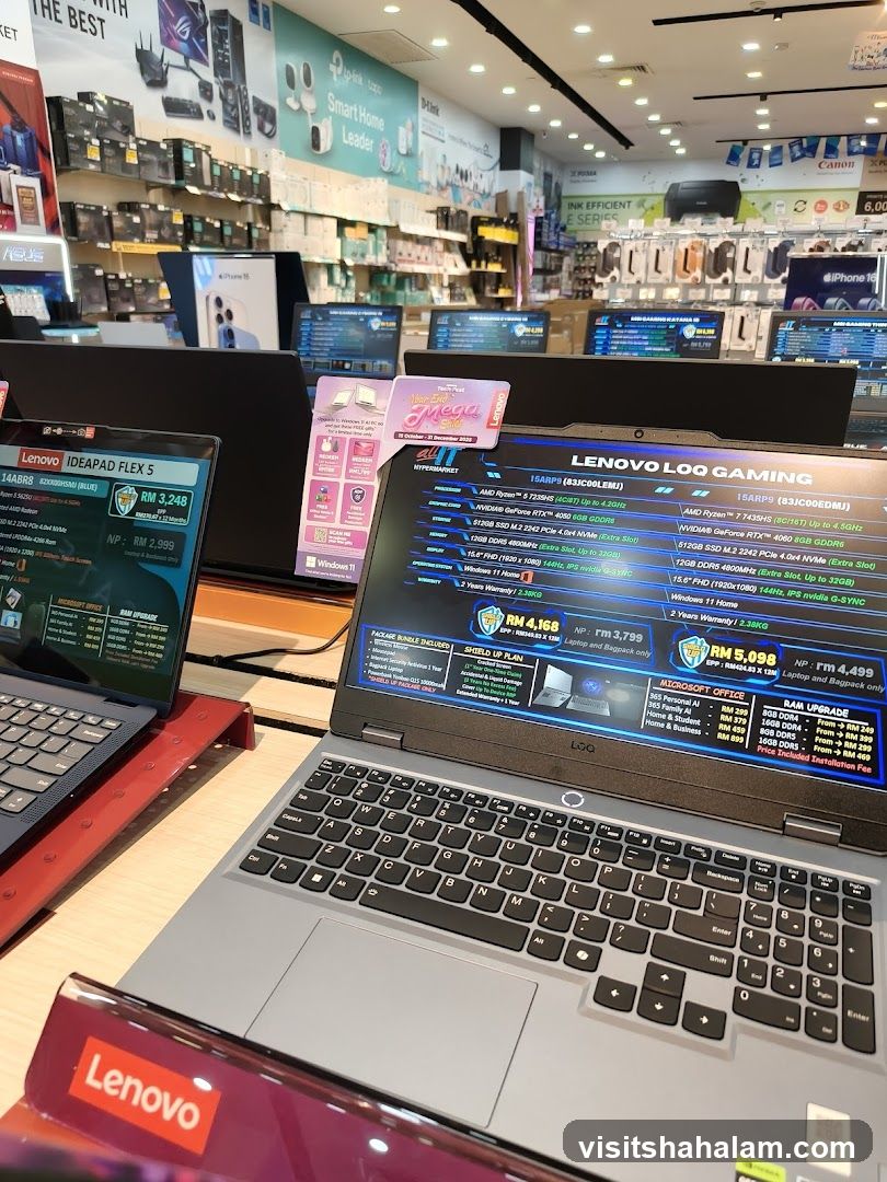 Electronics Store Display