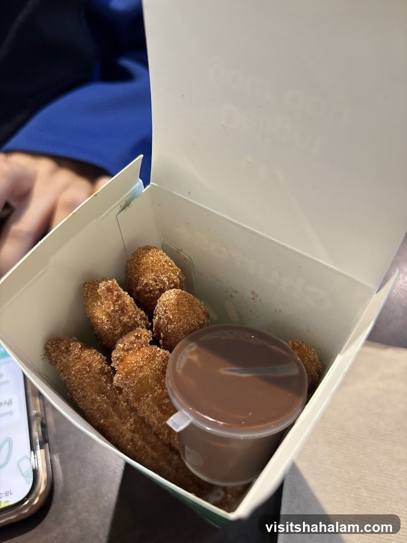 Churros with Chocolate Dip