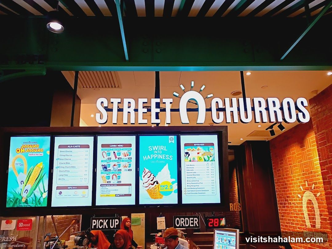 Street Churros Menu Display