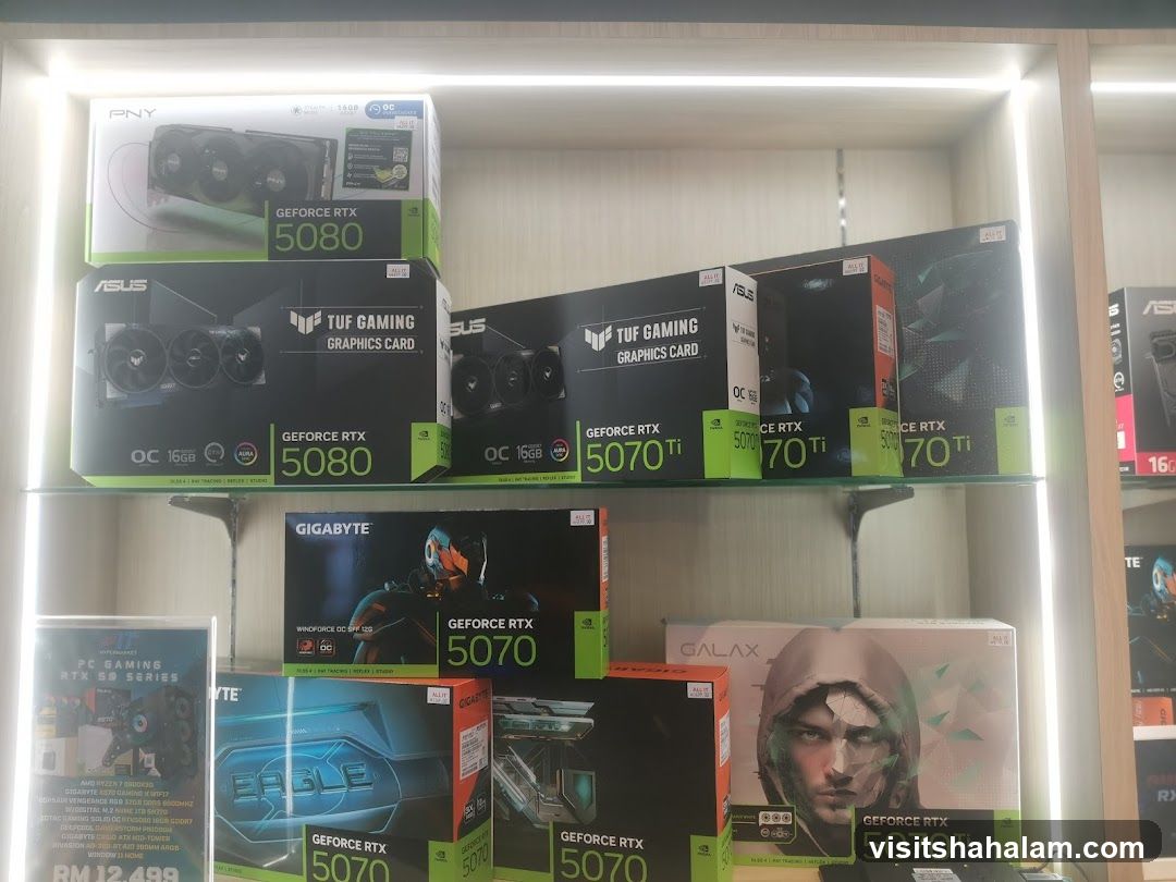 Computer Graphics Cards on Display