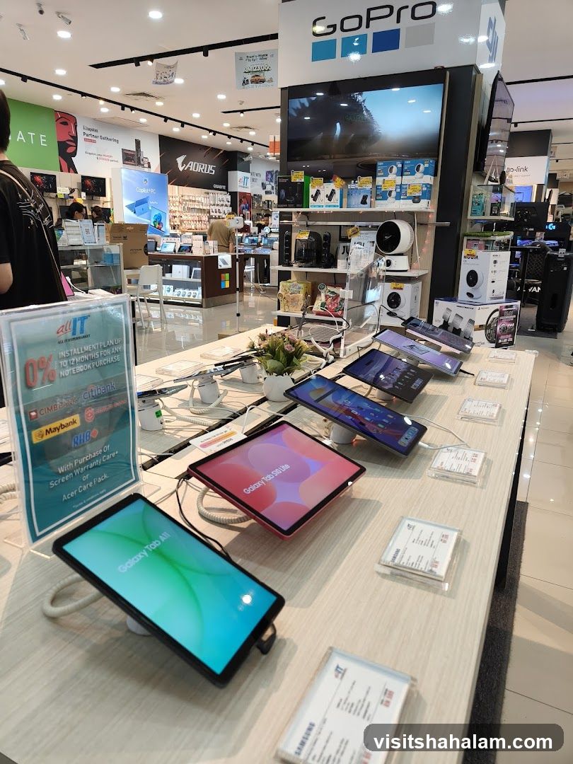 Electronics Store Display