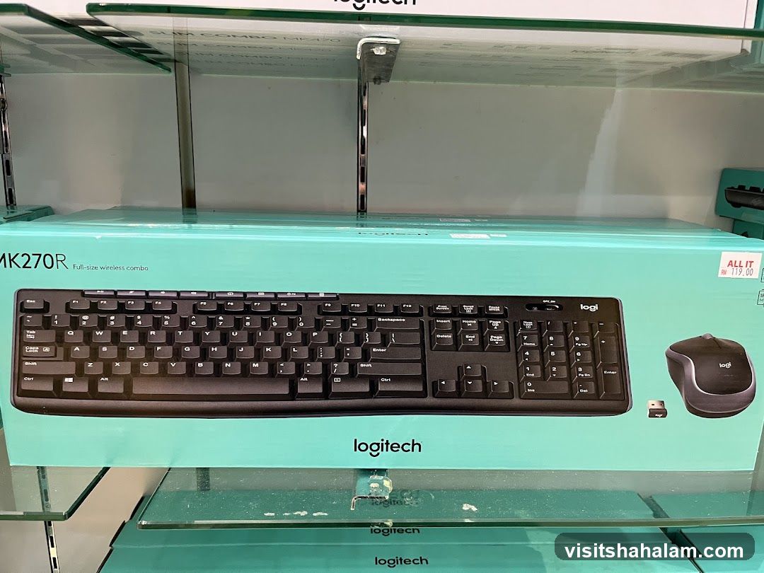 Logitech MK270R Wireless Keyboard and Mouse Combo