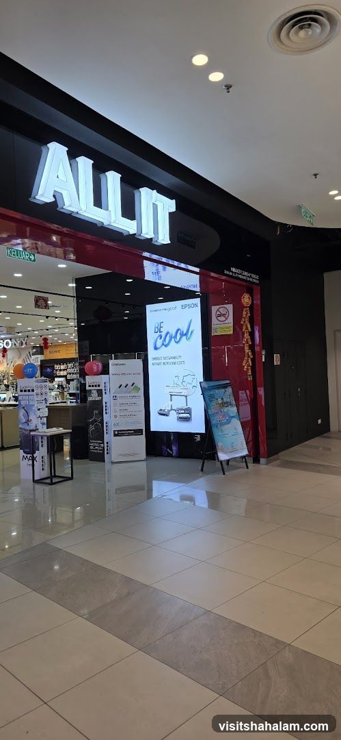 Storefront with Digital Displays and Product Displays
