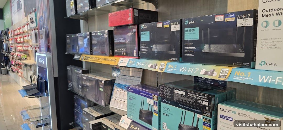 Networking Equipment Display