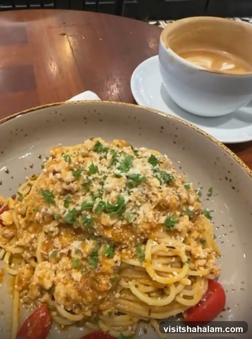 Spaghetti with Coffee