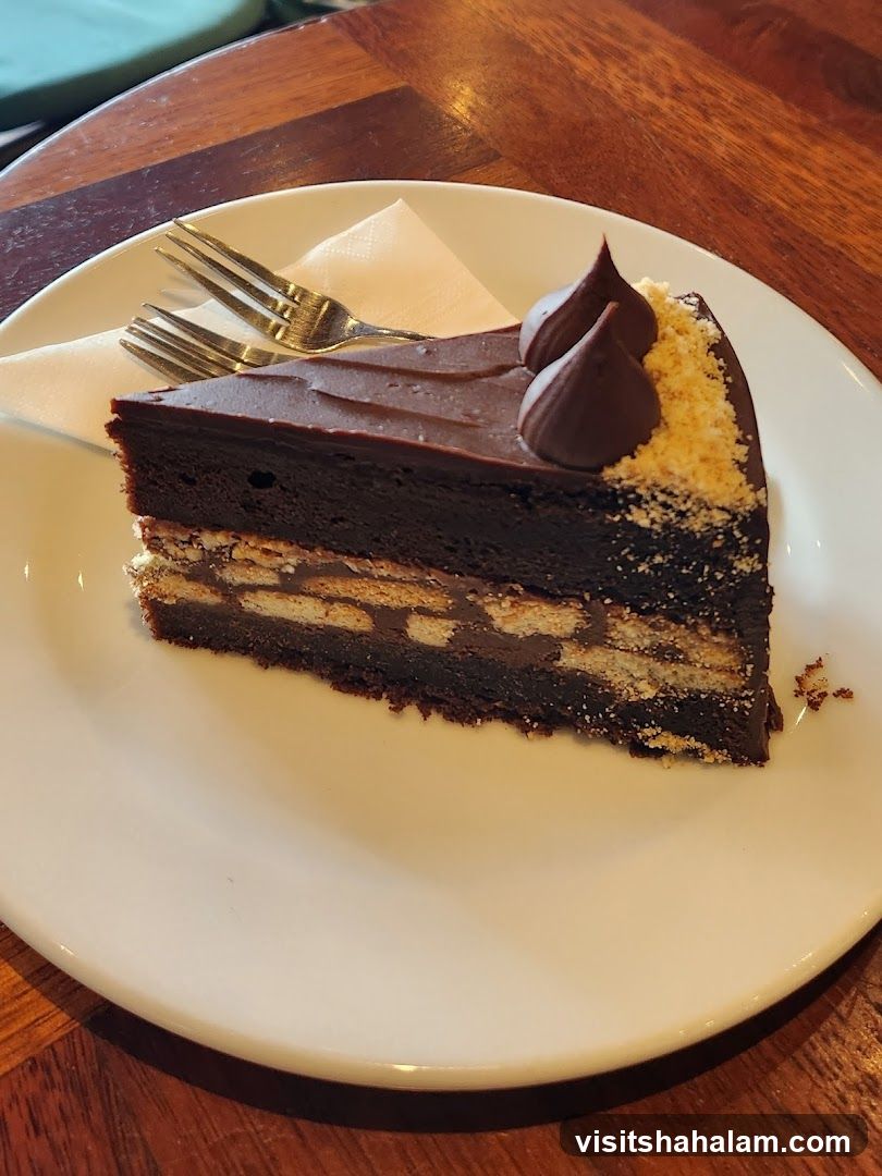 Chocolate Cake Slice