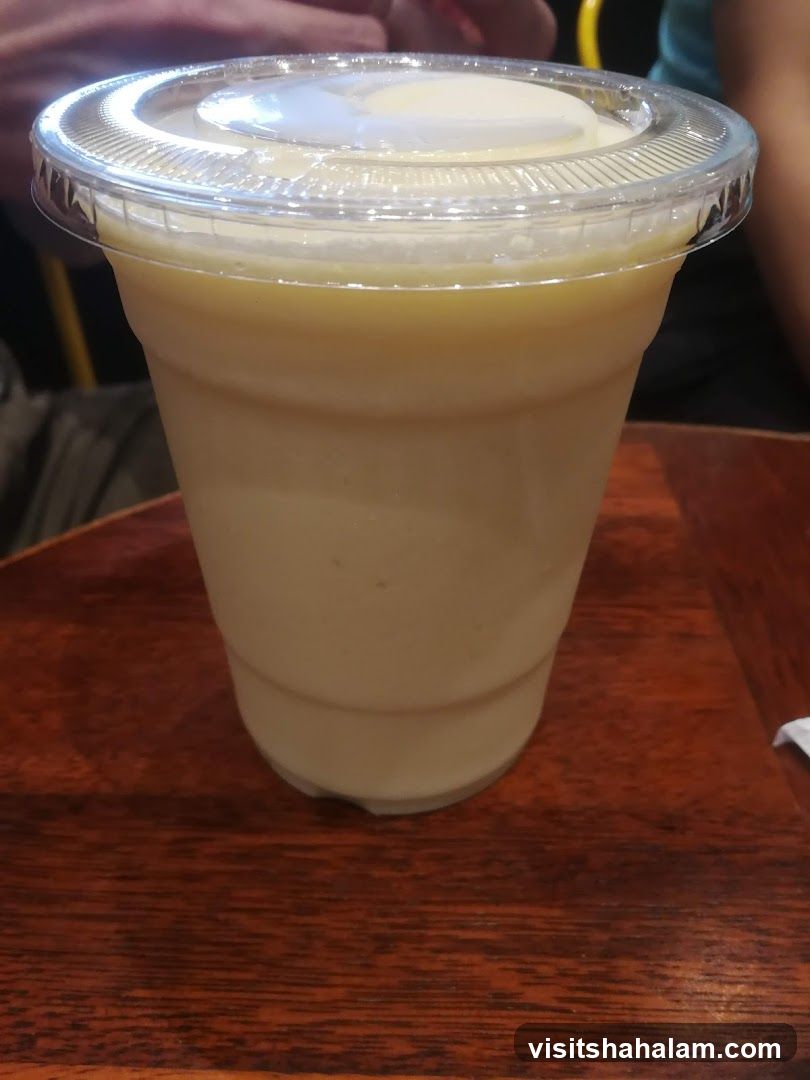 Smoothie in a Plastic Cup