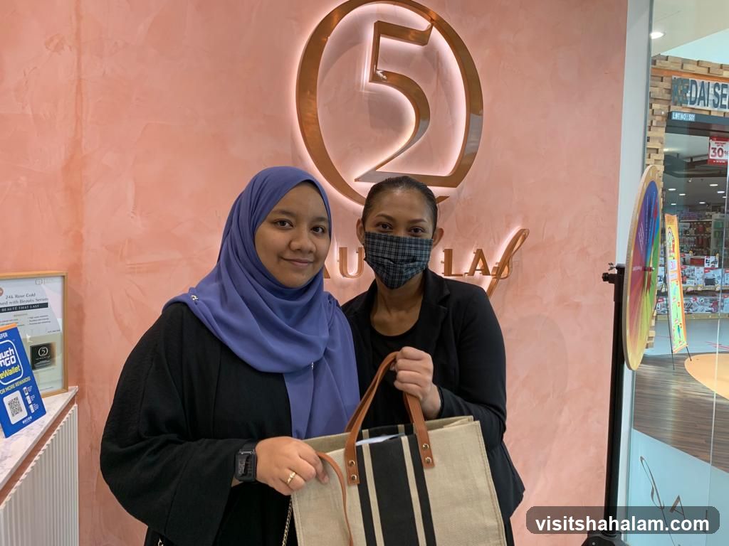 Two Women Posing in Front of a Store
