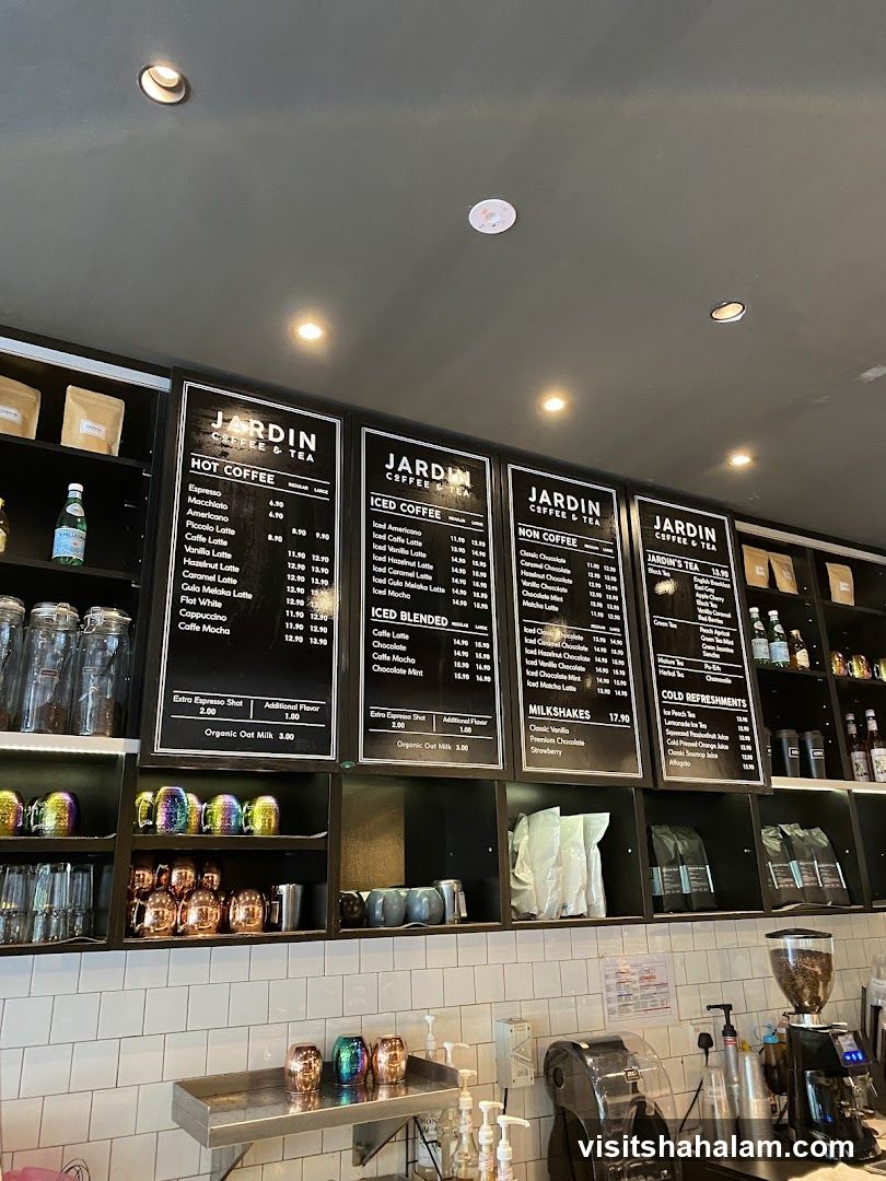 Jardin Coffee & Tea Menu