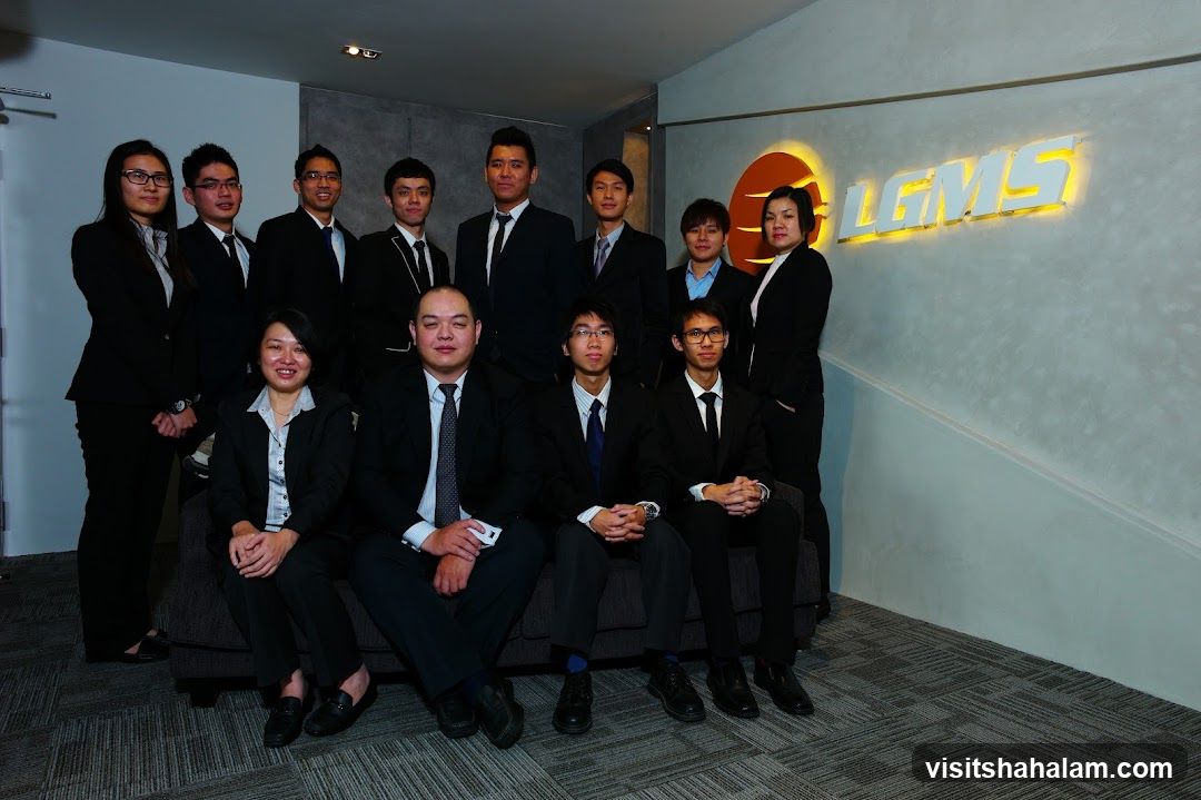 Team Photo with Company Logo
