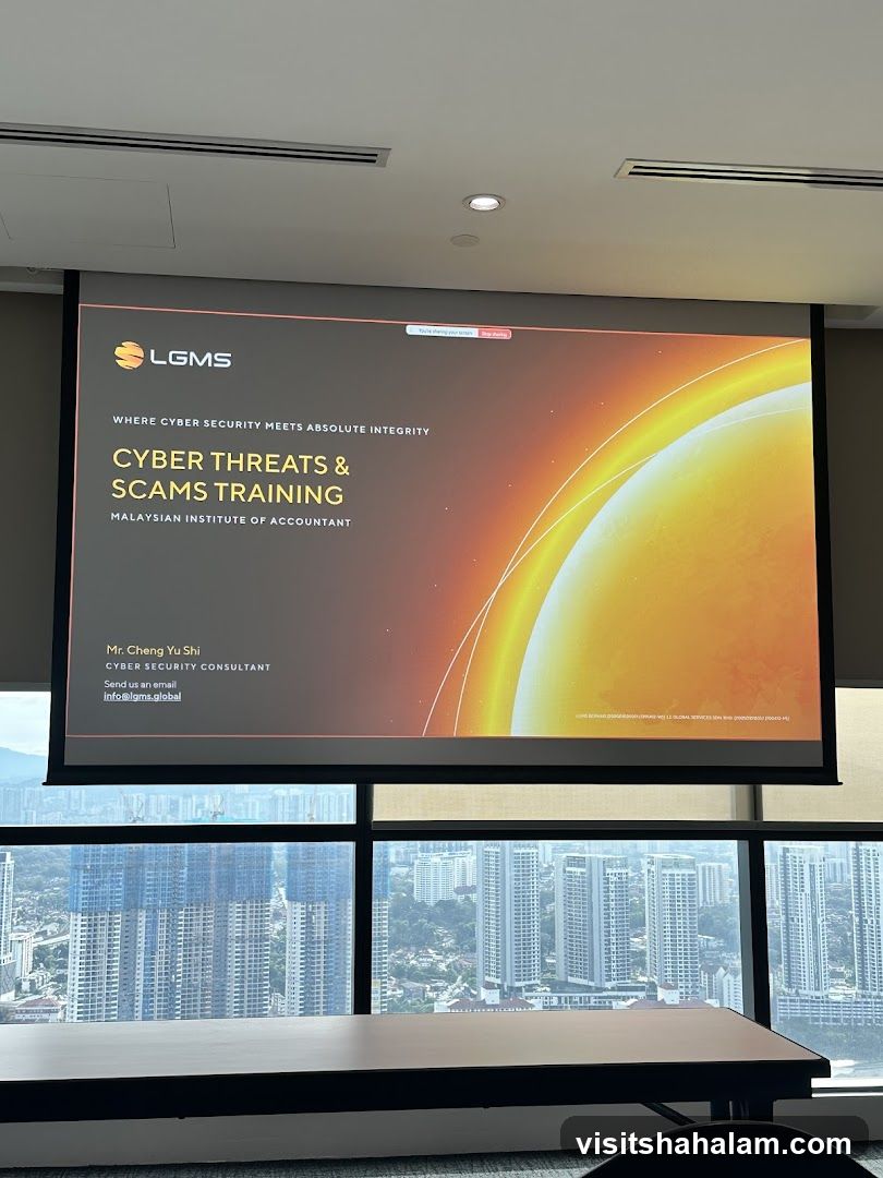 Cyber Threats & Scams Training Presentation