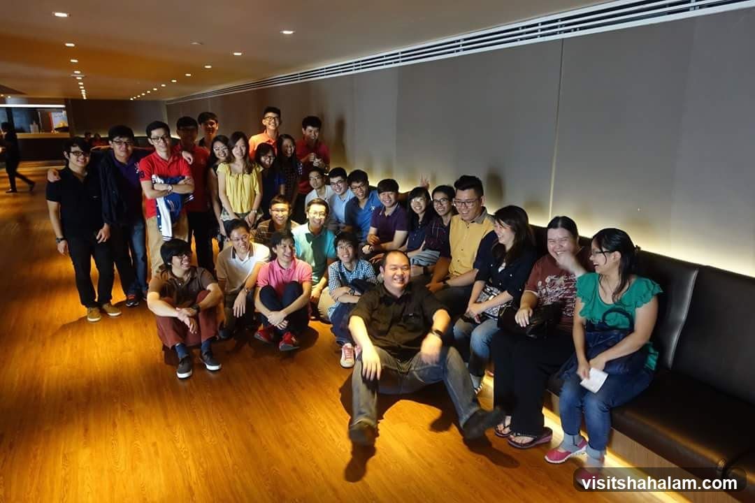 Group of people posing for a photo
