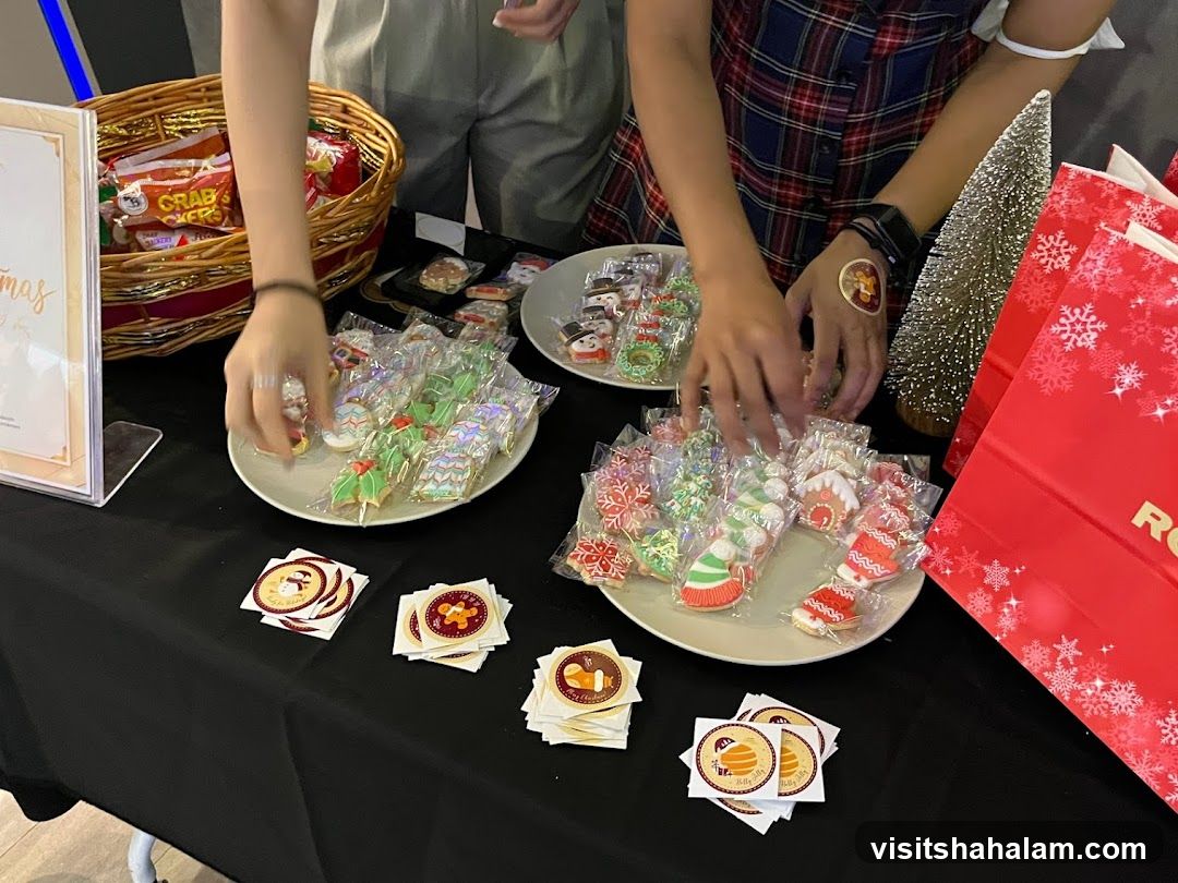 Christmas Cookies Display