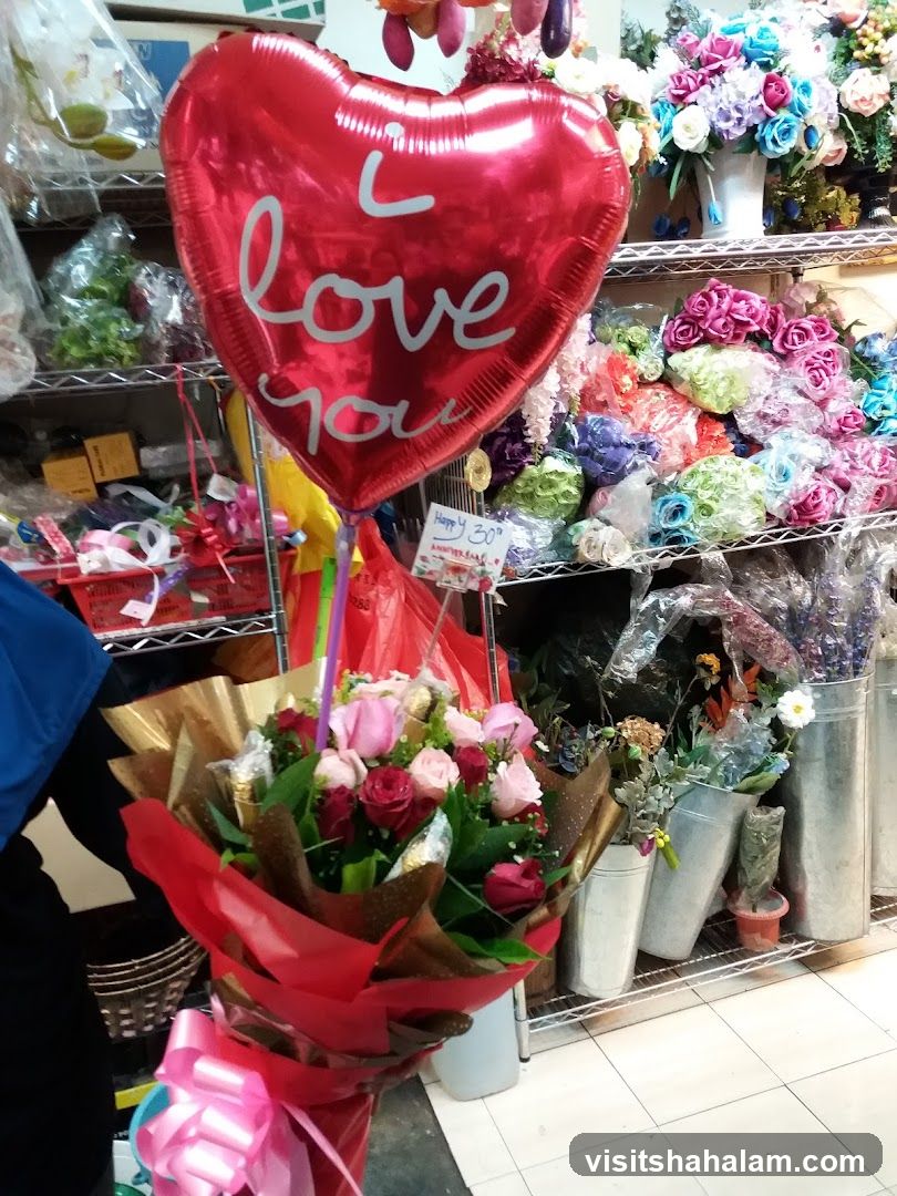 Flower shop display