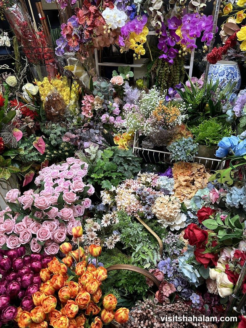 Assortment of Artificial Flowers