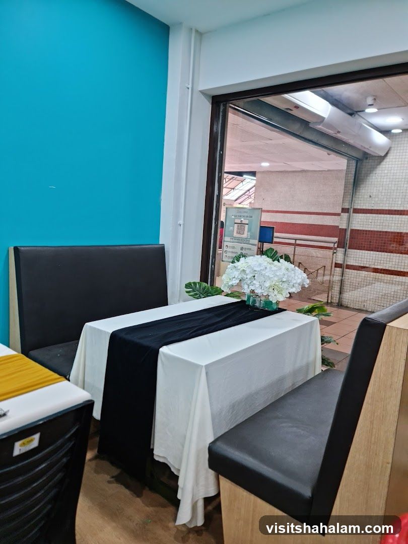 Restaurant Seating Area