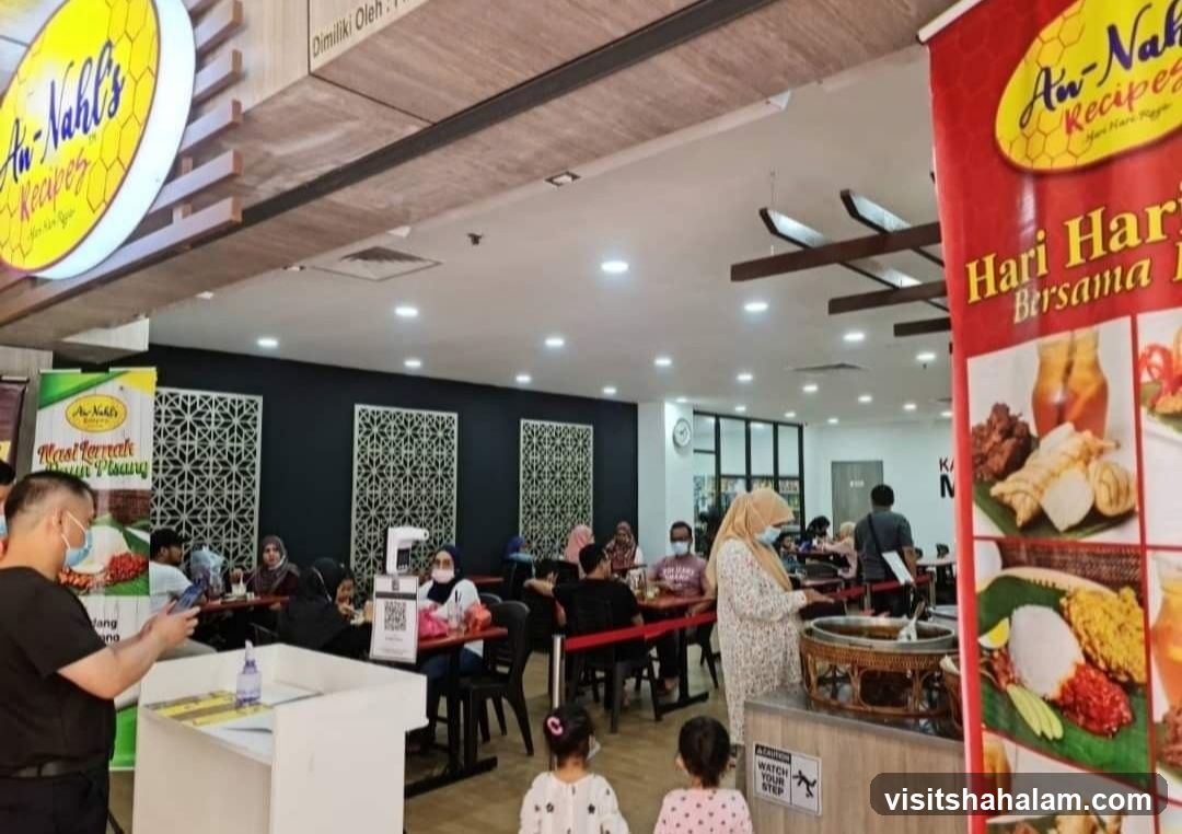Restaurant Interior with Diners