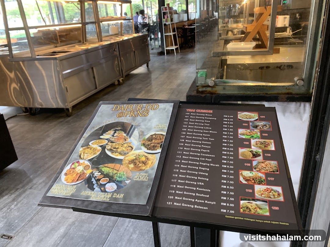 DAPUR DD @PKNS Menu