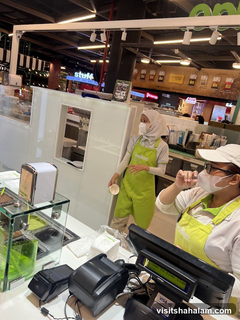 Staff at a Counter