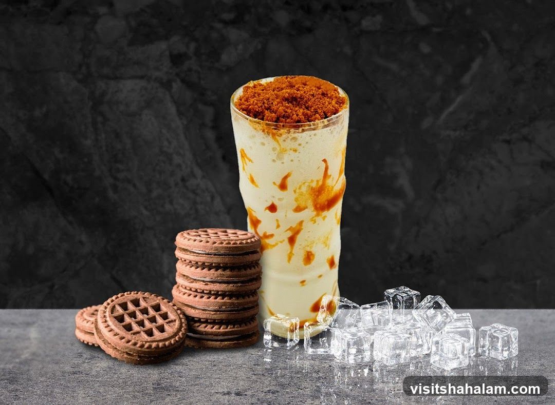 Milkshake with Cookies and Ice