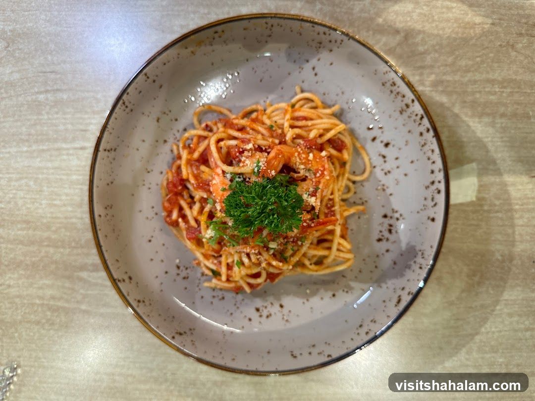 Spaghetti with Shrimp