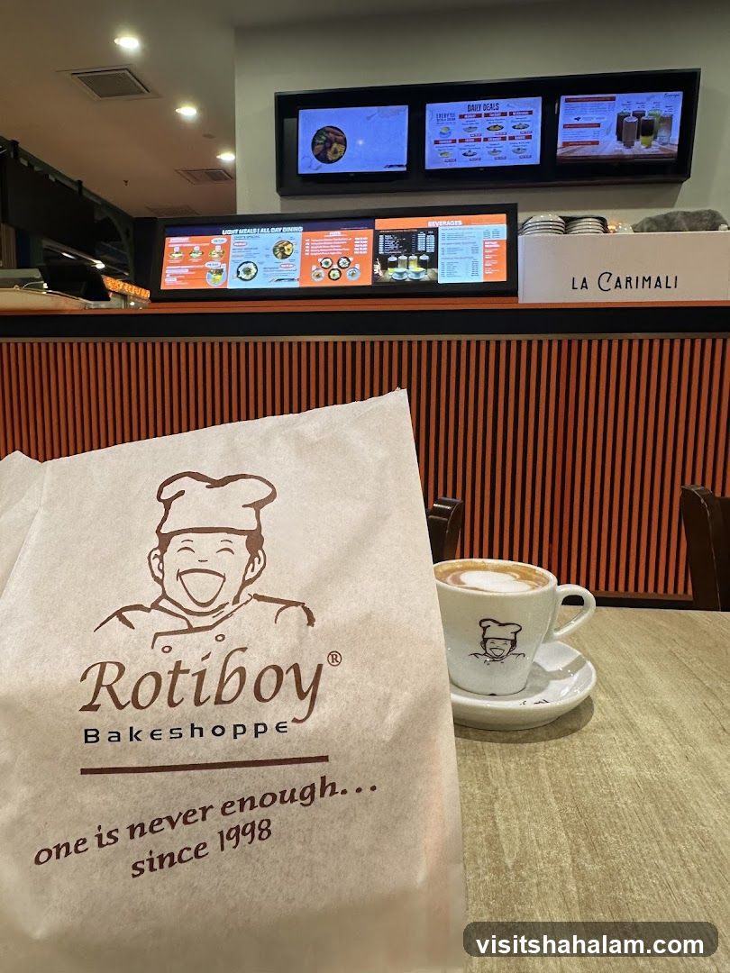 Rotiboy Bakeshoppe with Coffee