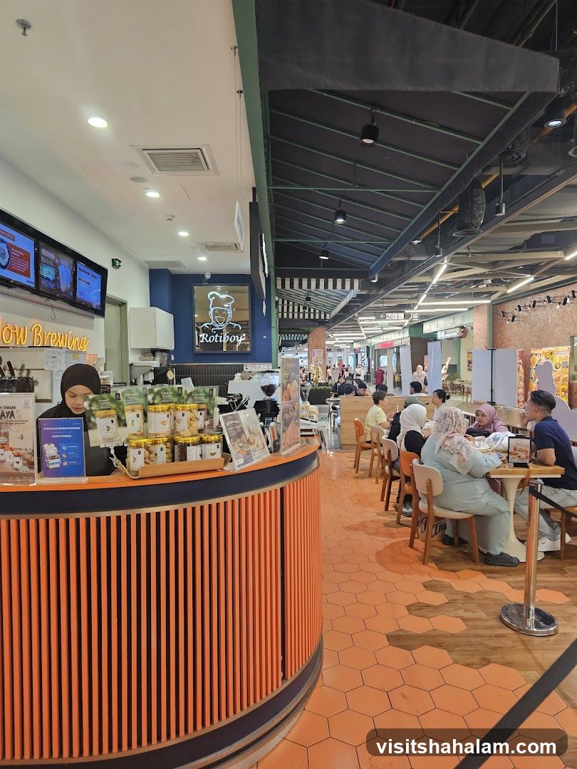 Cafe Interior with Seating Area