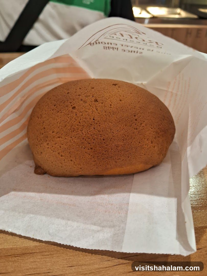 Baked Bun in Paper Bag