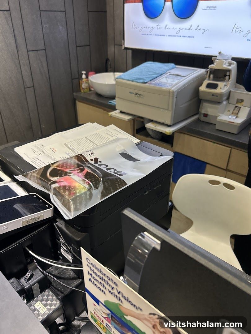 Optometry Office Counter