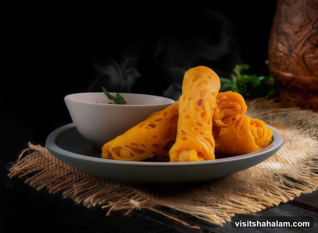 Steaming Savory Rolls with Dip