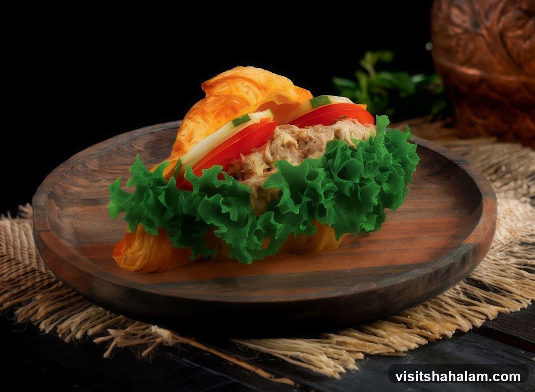 Tuna Croissant Sandwich