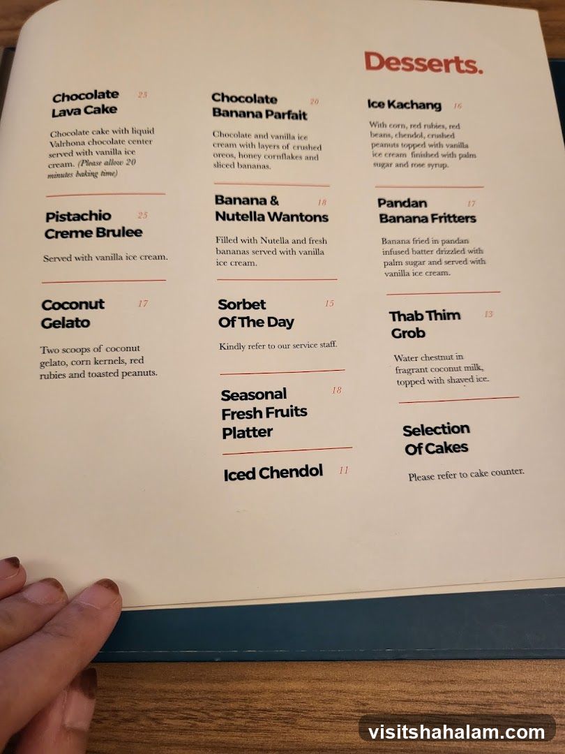 Desserts