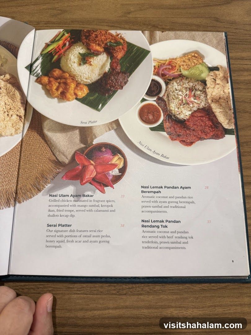 Menu Page