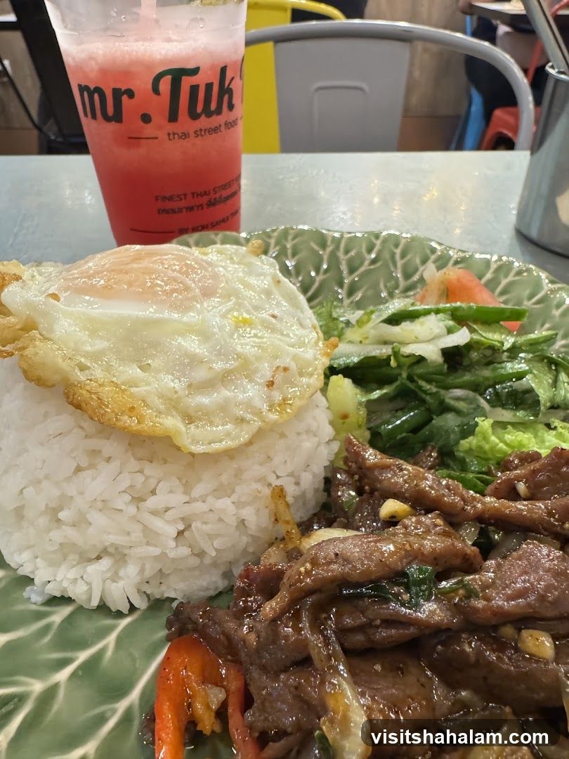 Thai Street Food Meal