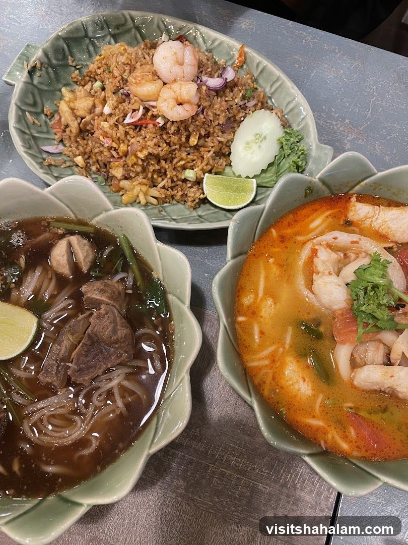 Thai Food Spread