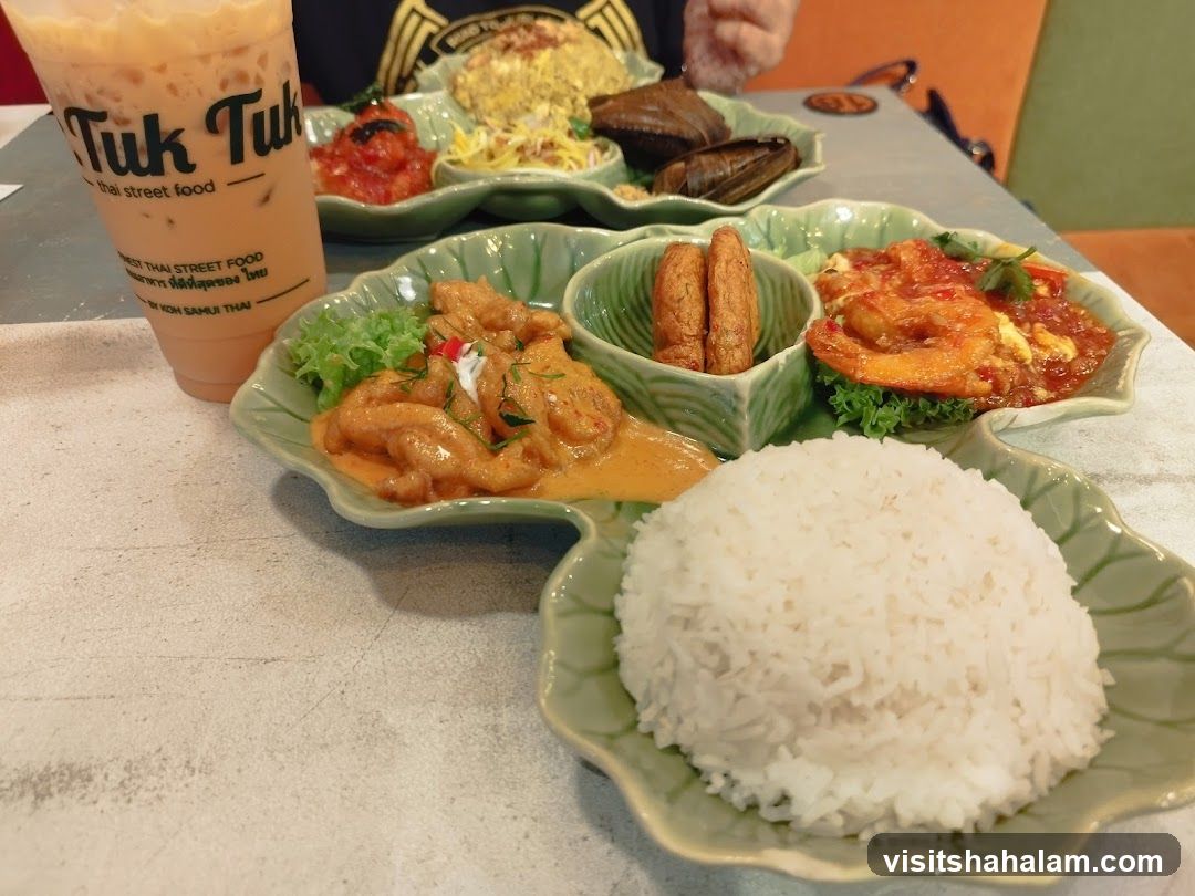 Thai Street Food Meal