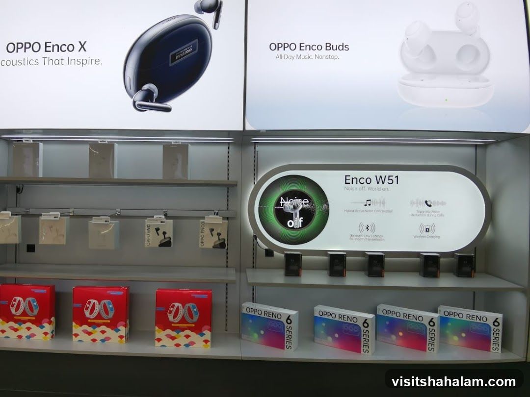 OPPO Audio Products Display