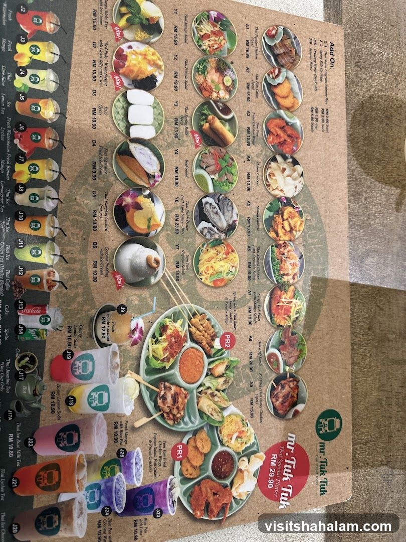 mr. Tuk Tuk Thai Special Platter