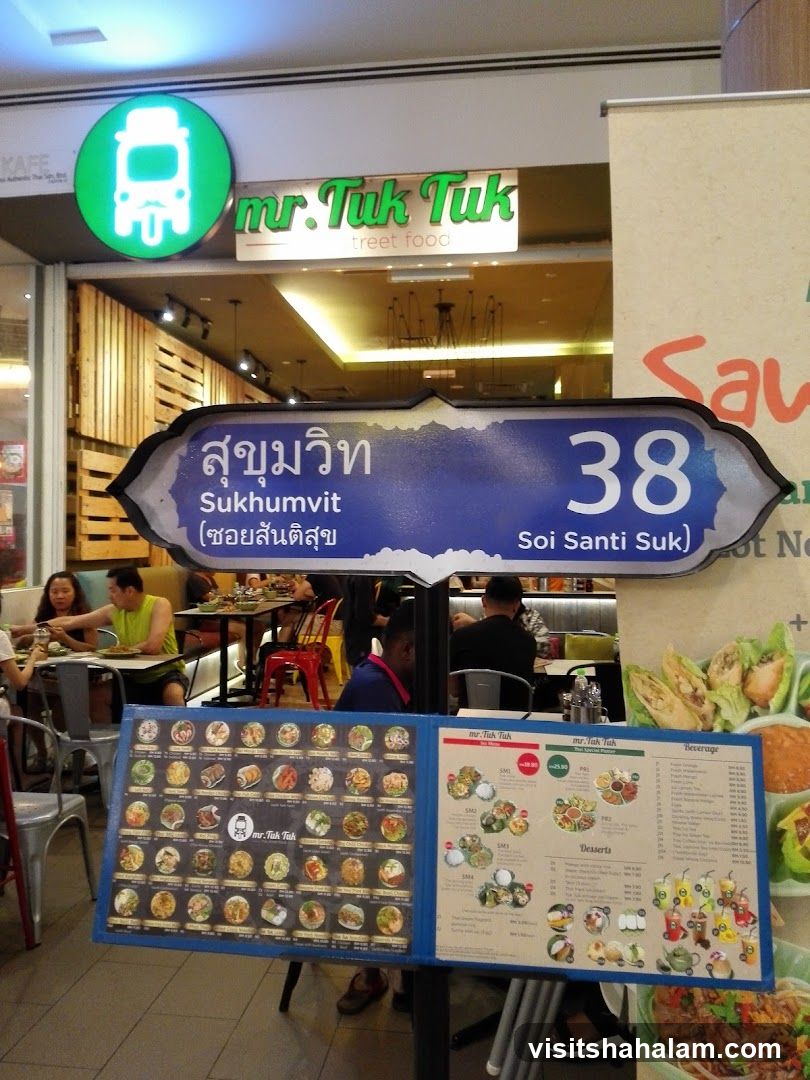 Mr. Tuk Tuk Menu