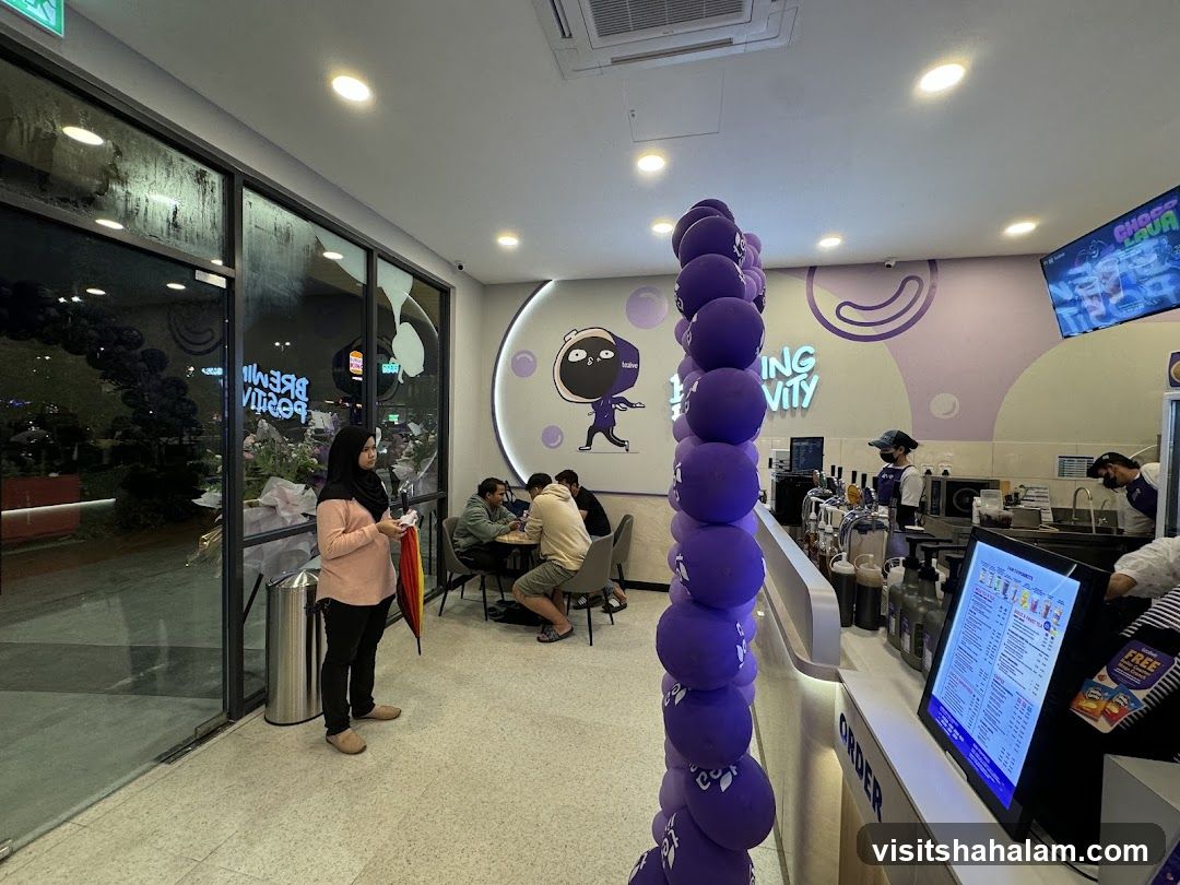 Bubble Tea Shop Interior