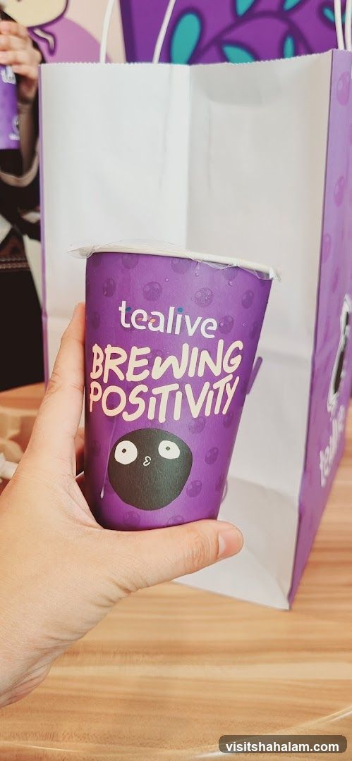 Tealive Cup and Bag