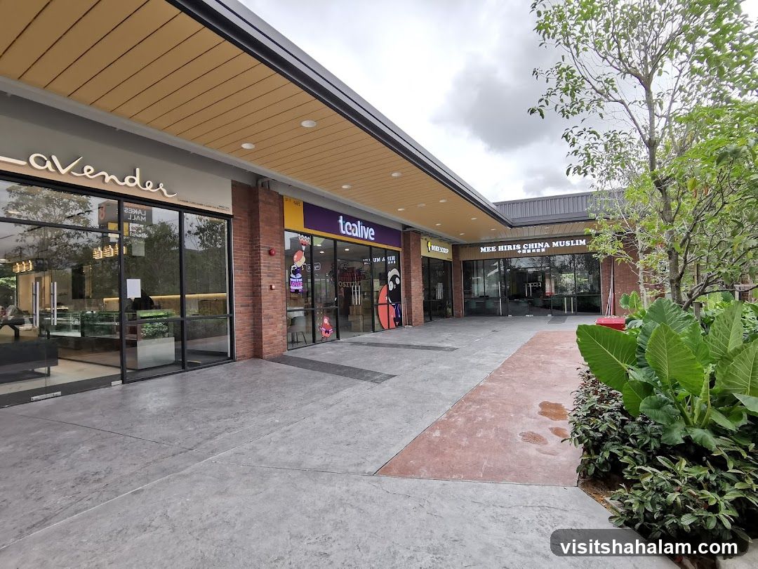Shops in a mall