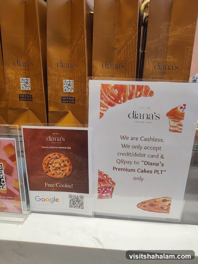 Diana's Premium Cakes Signage