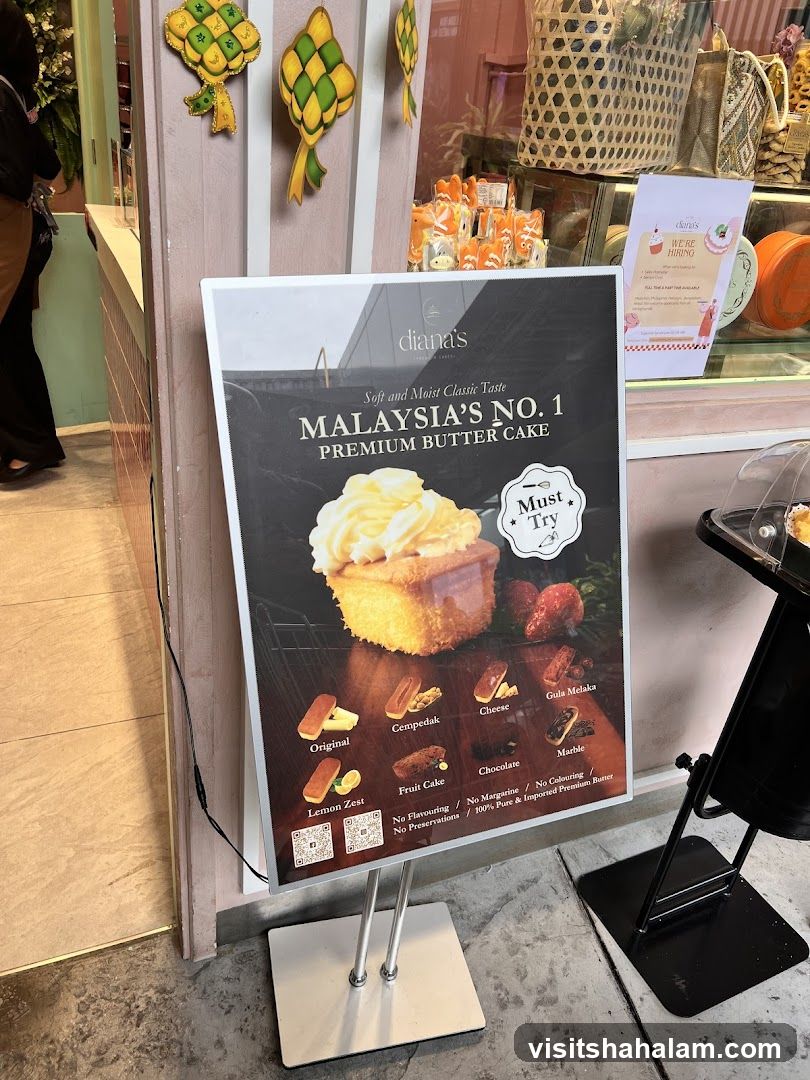 Malaysia's No. 1 Premium Butter Cake Advertisement