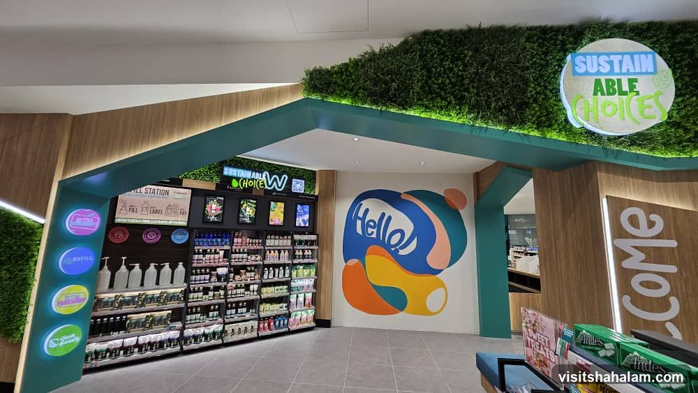 Store Interior with Sustainable Choices Theme