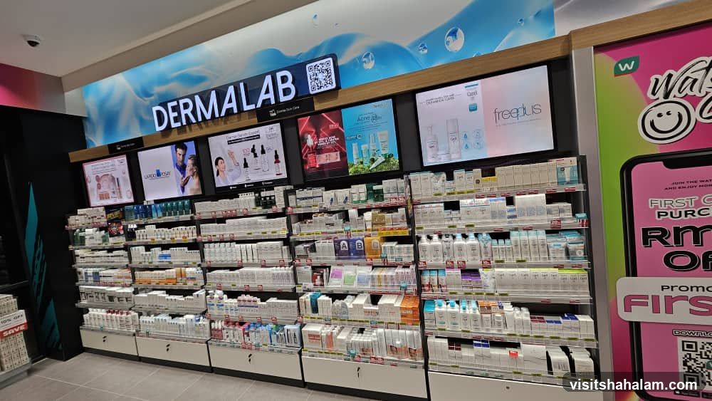 Dermalab Skincare Display