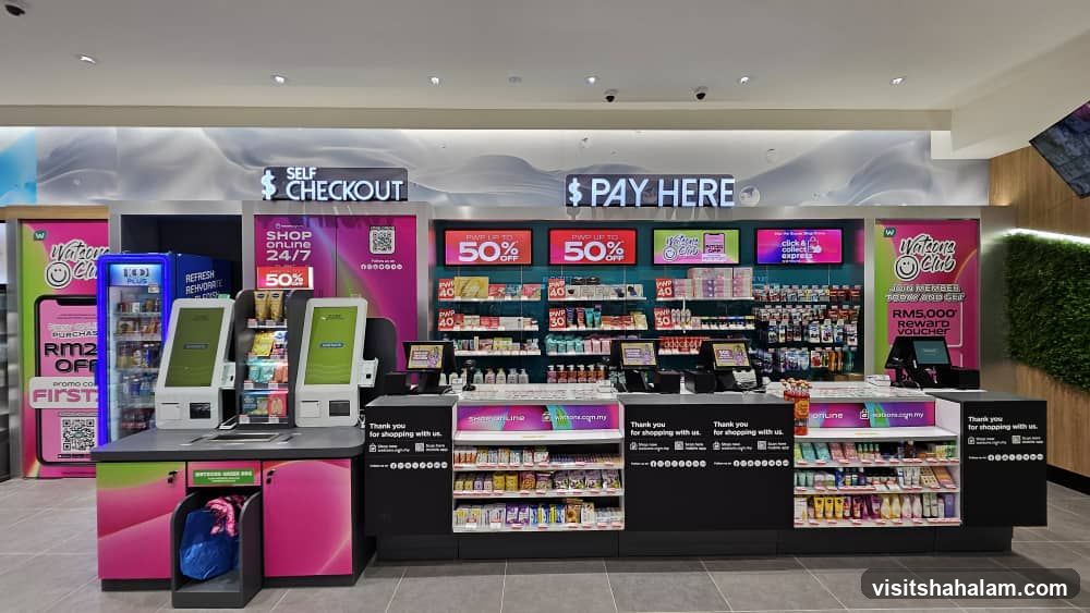 Watsons Store Checkout Area