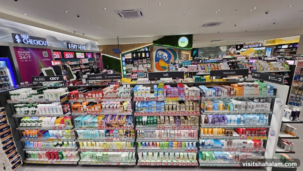 Health and Beauty Store Aisles