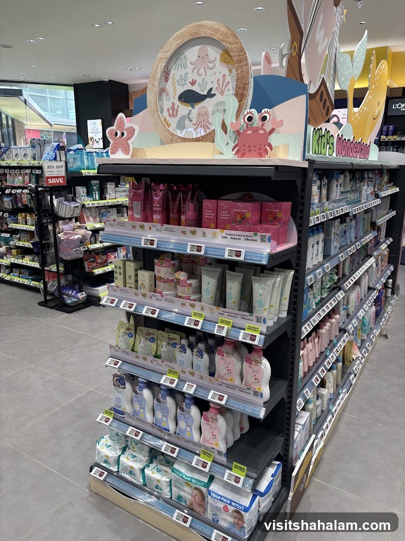 Children's Personal Care Products Display